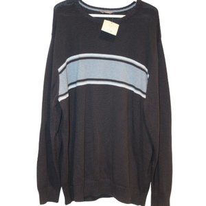 2/$30 🏷 Denver Hayes Navy Knit Sweater Size XXL
